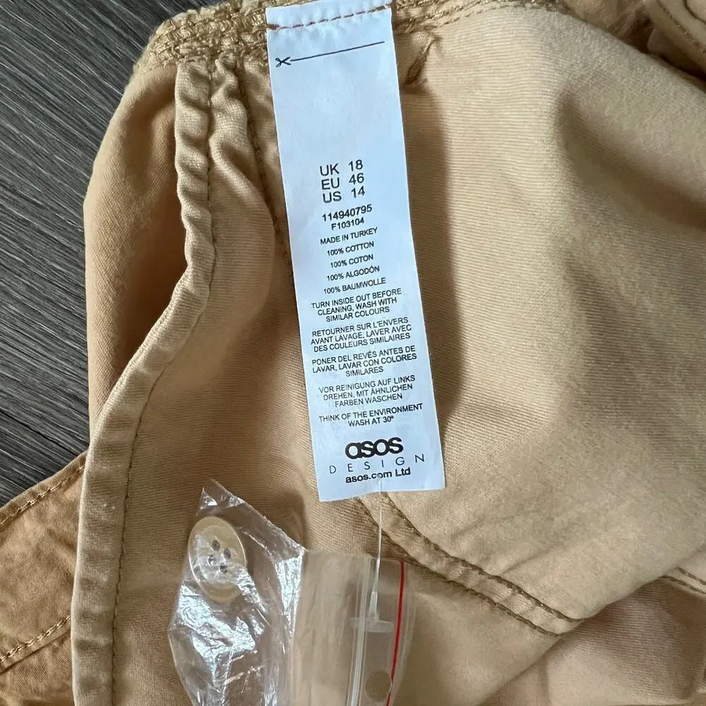 ASOS Design Painters Pants Oversized Size 14 - Picture 7 of 7